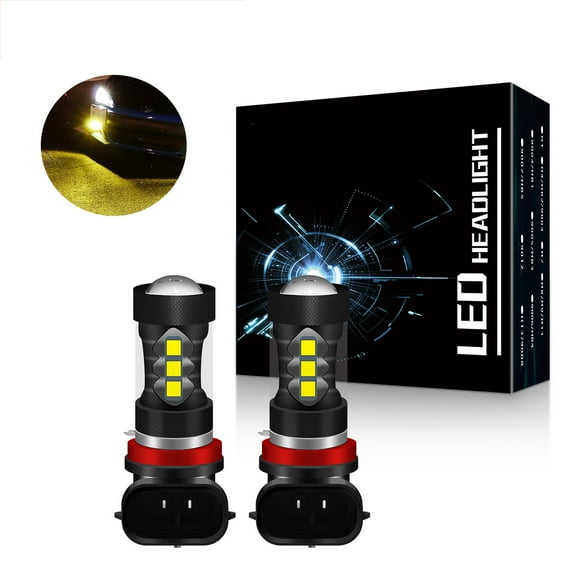 yellow LED fog light bulbs For Subaru WRX STI 2015-2019