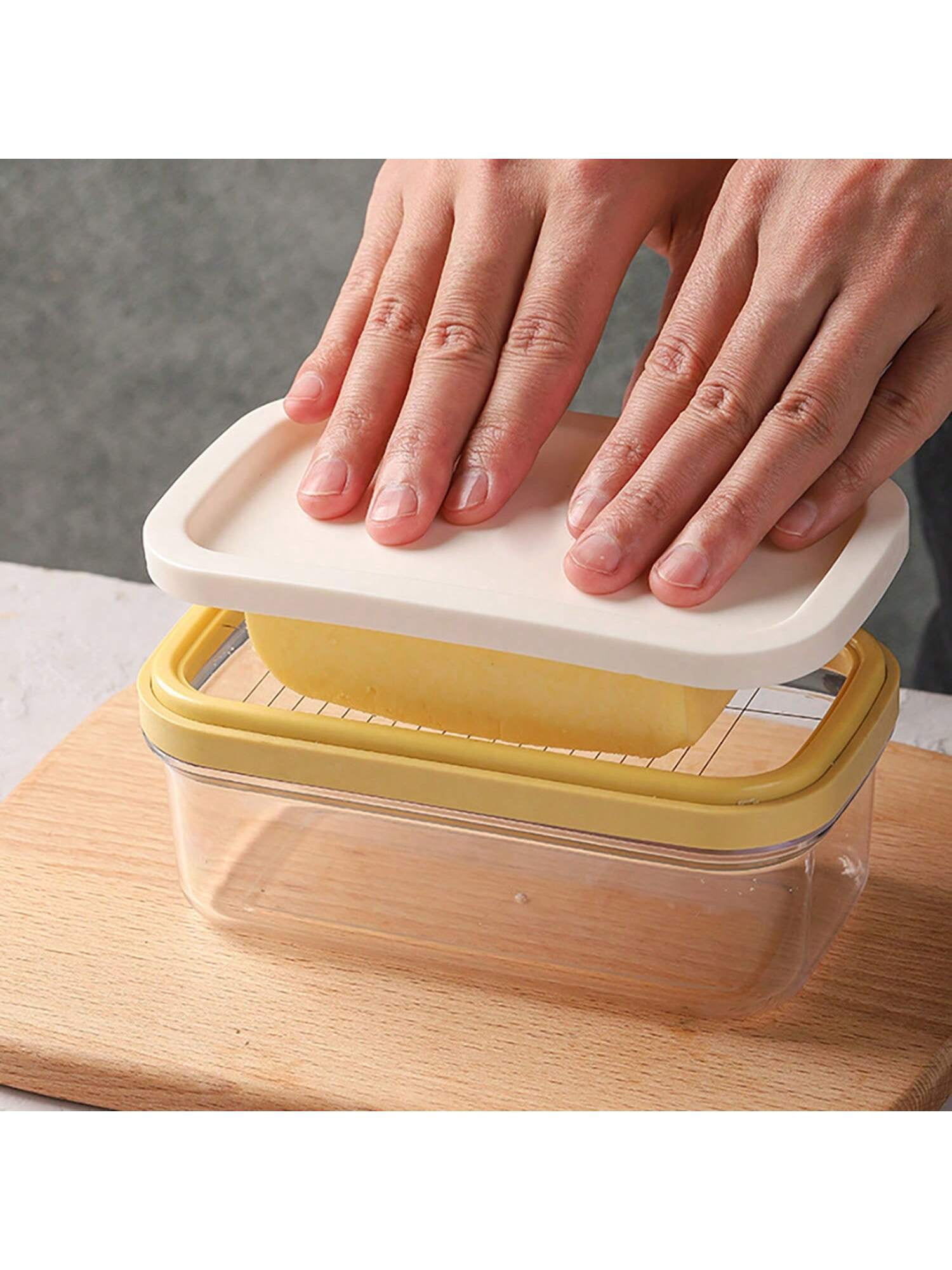 Butter Keeper Slicer With Lid - Butter Dish Container With Cutter, Measuring Dispenser - View #5