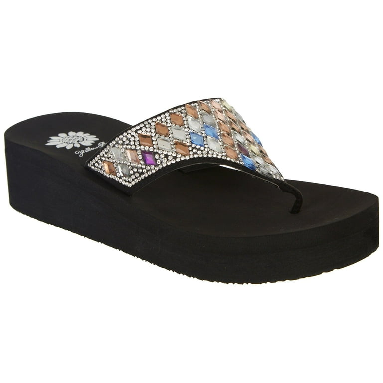 Yellow Box Women s Padmell Slip On Sandals Walmart