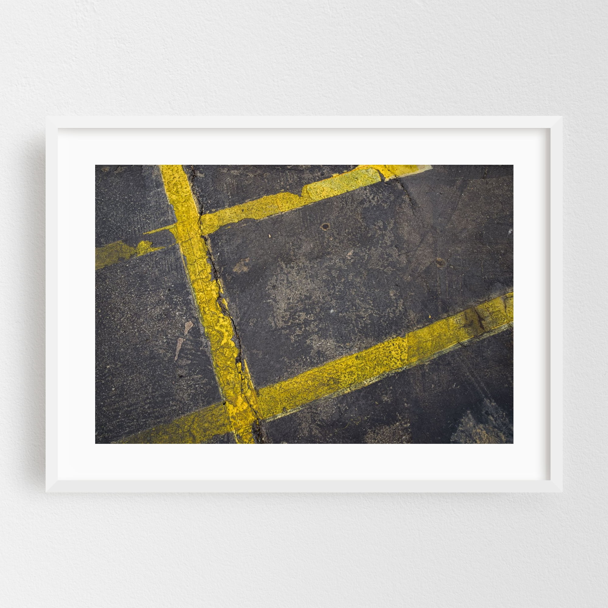 yellow lines pattern - Ridgecrest California Photography Abstract ...