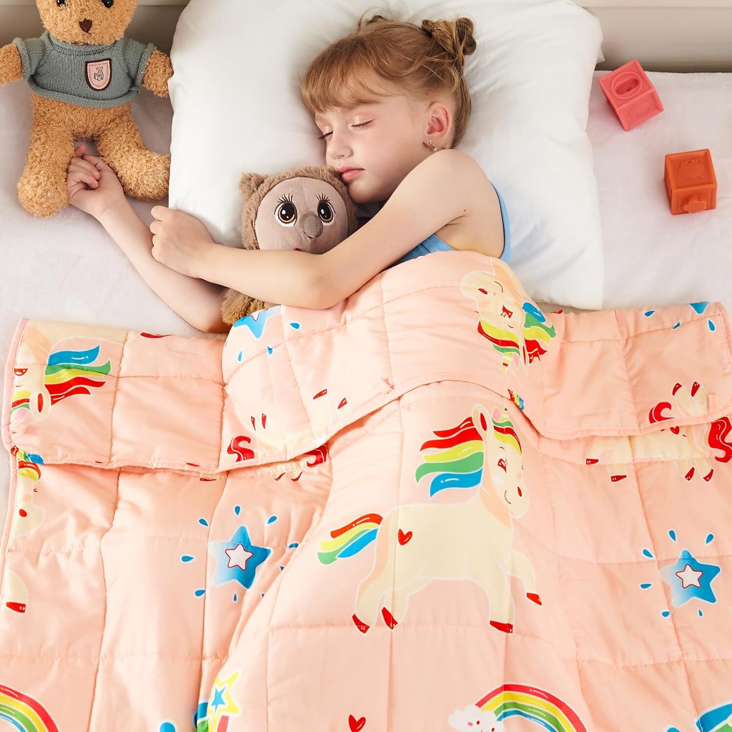 yescool Weighted Blanket Kids 5 Pounds (36"x48", 5lbs) Childrens