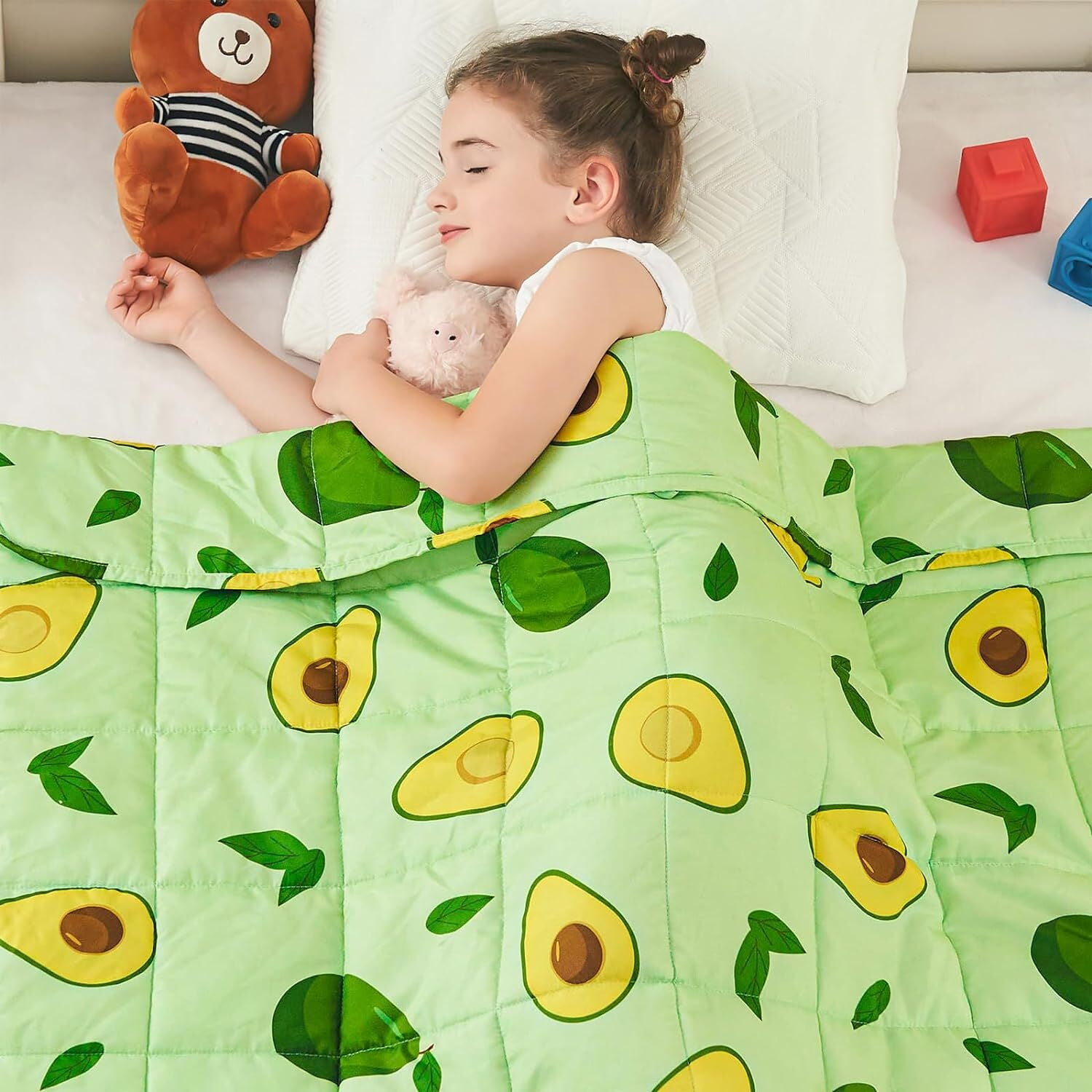 yescool Weighted Blanket Kids 7 Pounds (40"x60", 7lbs) Childrens