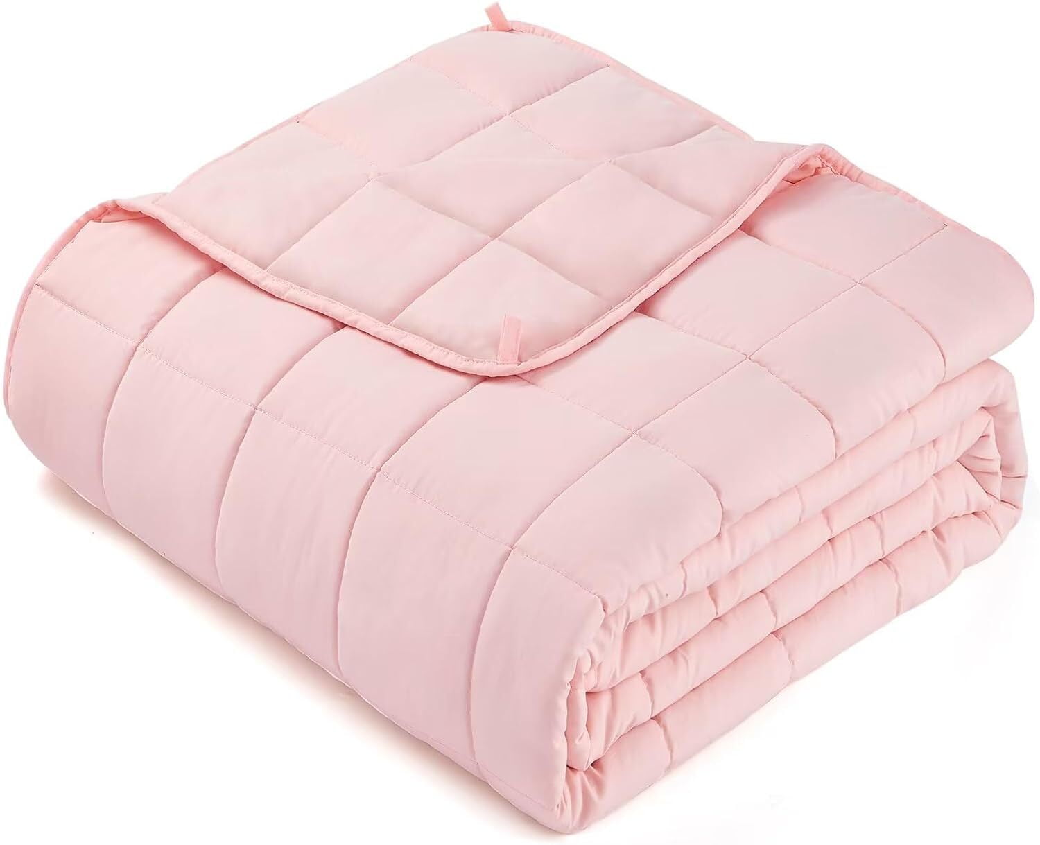 yescool Weighted Blanket for Adults (20 lbs, 60" x 80", Pink) Cooling
