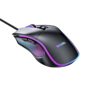 yesido PG100 Gaming Backlit RGB Optical Sensor USB Computer Mouse, Black