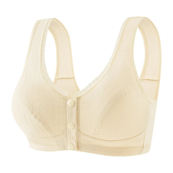 yievot Front Closure Wireless Bras for Women Comfort Full Coverage Bras for Women Comfort Wirefree Everyday Bras for Seniors