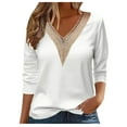 yievot Lace Long Sleeve Tops for Women T Shirts Women Business Casual