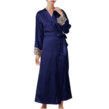 yievot Long Soft Lightweight Silky Kimonos Robes for Women, Luxury Womens Kimono Robe