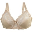 thumbnail image 1 of yievot Push Up Lace Bra for Women Plus Size Comfortable Brassiere Full Coverage Everyday Bra, 1 of 5