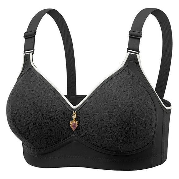 yievot Push Up Wireless Bras for Women No Underwire Tshirt Bras Padded Full Coverage Wirefree Bras Lace Soft Everyday Bra
