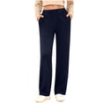 thumbnail image 1 of yievot Sweatpants for Women Straight Leg High Elastic Waisted Workout Casual Jogger Pants with Pockets, 1 of 5