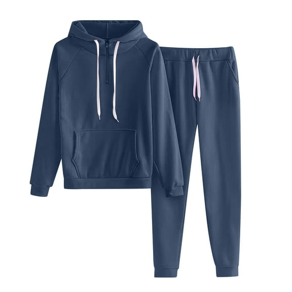 yievot Sweatsuits for Women Fall Winter 2 Piece Outfits Jogging Pants Set Long Sleeve Hoodies Sweat Suits