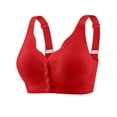 thumbnail image 1 of yievot Wireless Bras for Women Front Closure Full Coverage Bra Comfort Push up Front Close Bra for Seniors Everyday Wirefree Bras, 1 of 5