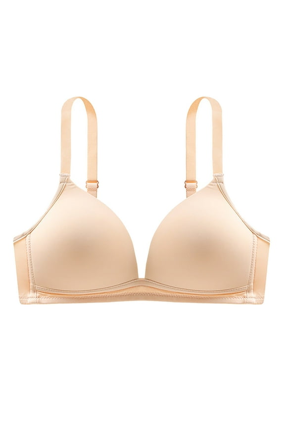 Wireless Bras for Women No Underwire Comfort Seamless Bra Lift V Neck Bralettes Soft Everyday Bras