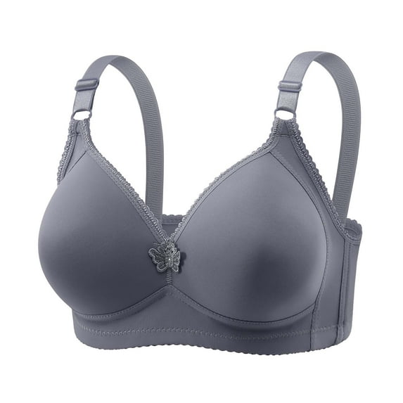 yievot Wireless Bras for Women Seniors Comfort Support Push Up Bra Older Women Full-Coverage Everyday Bras