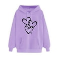 thumbnail image 1 of yievot Women Hoodies Women's Winter Hoodie Sweatshirt Pullover Tops Long Sleeved Comfortable, 1 of 4