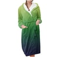 thumbnail image 1 of yievot Women Robe Fleece Plush Soft Fuzzy Cozy Warm Lightweight Bathrobe House Long Robe for Women, 1 of 3