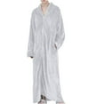 thumbnail image 1 of yievot Women's Fleece Robes, Long Winter Warm Soft Plush Bathrobes for Women, Comfy House Coat, 1 of 5
