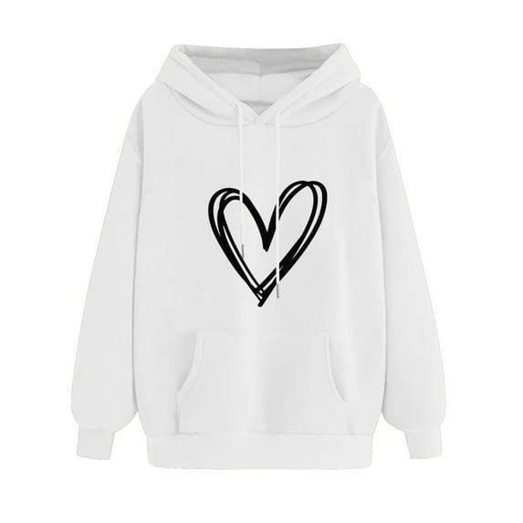 yievot Women's Pullover Hoodie, Long Sleeve Printed Hooded Sweatshirts for Juniors, Gift Hoodies Blouse Tops for Ladies
