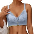 thumbnail image 1 of yievot Women's Push Up Lace Bras Comfort Wireless Bra Supportive Everyday Tshirt Bra, 1 of 7