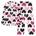 thumbnail image 1 of yievot Womens Button Down Pajamas Sets Valentines Day Gift Pajamas Long Sleeve Loungewear 2 Piece Soft Sleepwear, 1 of 4