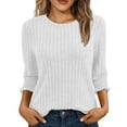 thumbnail image 1 of yievot Womens Long Sleeve Shirts Dressy Casual Knit Blouses Tops Lightweight Sweaters Trendy Fall Winter Clothes, 1 of 8