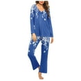 thumbnail image 1 of yievot Womens Pajama Sets Long Sleeve Shirt and Pants Soft Pajama Sets 2 Piece Sleepwear Loungewear, 1 of 5