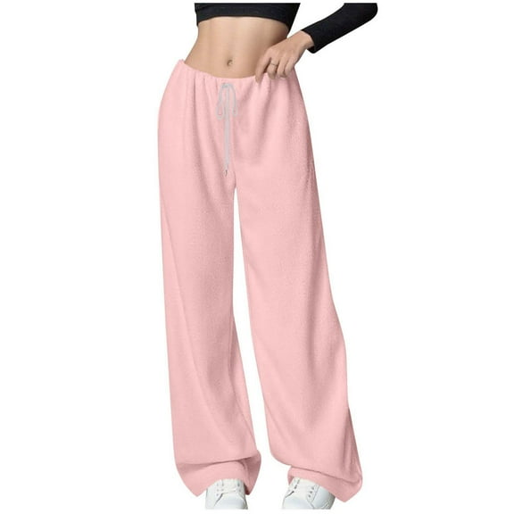 yievot Womens Winter Plush Pajama Pants Soft Warm Fuzzy Fleece Lounge Pants Sleepwear Bottoms