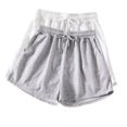 thumbnail image 1 of yillto 2 Pack Sweat Shorts for Womens Causal Athletic Lounge Shorts Elastic Waist Drawstring with Pockets, 1 of 4