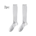 thumbnail image 1 of yillto 2 Pack Women's Girl's Knee High Socks Cute Lightweight Breathable Long Cotton Stockings, 1 of 2