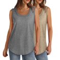thumbnail image 1 of yillto 2 Pack Womens Tank Tops Sleeveless Loose Cami Tee Summer Flowy Blouses Causal Basic Shirts, 1 of 7