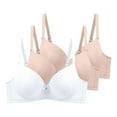 thumbnail image 1 of yillto 3 Pack Bralettes for Womens Push up V Neck Bra Full Coverage with Supportive Everyday Bras, 1 of 2
