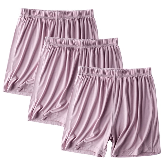 yillto 3 Pack Women Loungewear Shorts Plus Size Summer Soft Comfy Lightweight Loose Elastic Waist Pjs Shorts