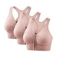 thumbnail image 1 of yillto 3 Pack Womens Sport Bras for Women Support Workout Yoga Bras Wireless Racerback Running Athletic Bralette, 1 of 2