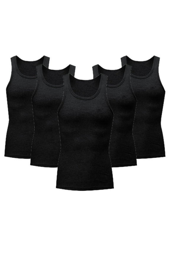 5 Pack Mens Muscle Tank Tops Sleeveless Crew Neck Workout Gym Tee Tshirts Summer Causal Tops
