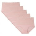 thumbnail image 1 of yillto 5 Pack Womens Briefs Plus Size High Waist Full Coverage Underwear Ladies Panties Underpants, 1 of 6