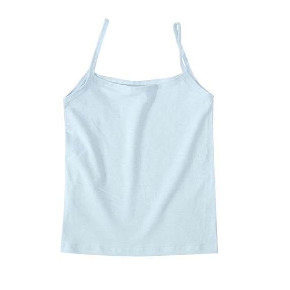 yillto 5T-13Years Girls Camisole Tank Tops Cotton Cami Sleeveless Spaghetti Undershirts for Dancewear
