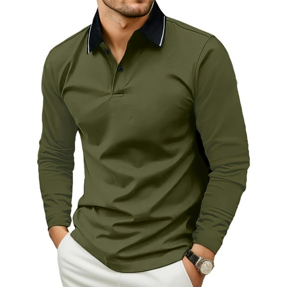 yillto Big and Tall Golf Tops for Mens V Neck Shirt Business Casual Tee Summer Collared Trendy Outfits