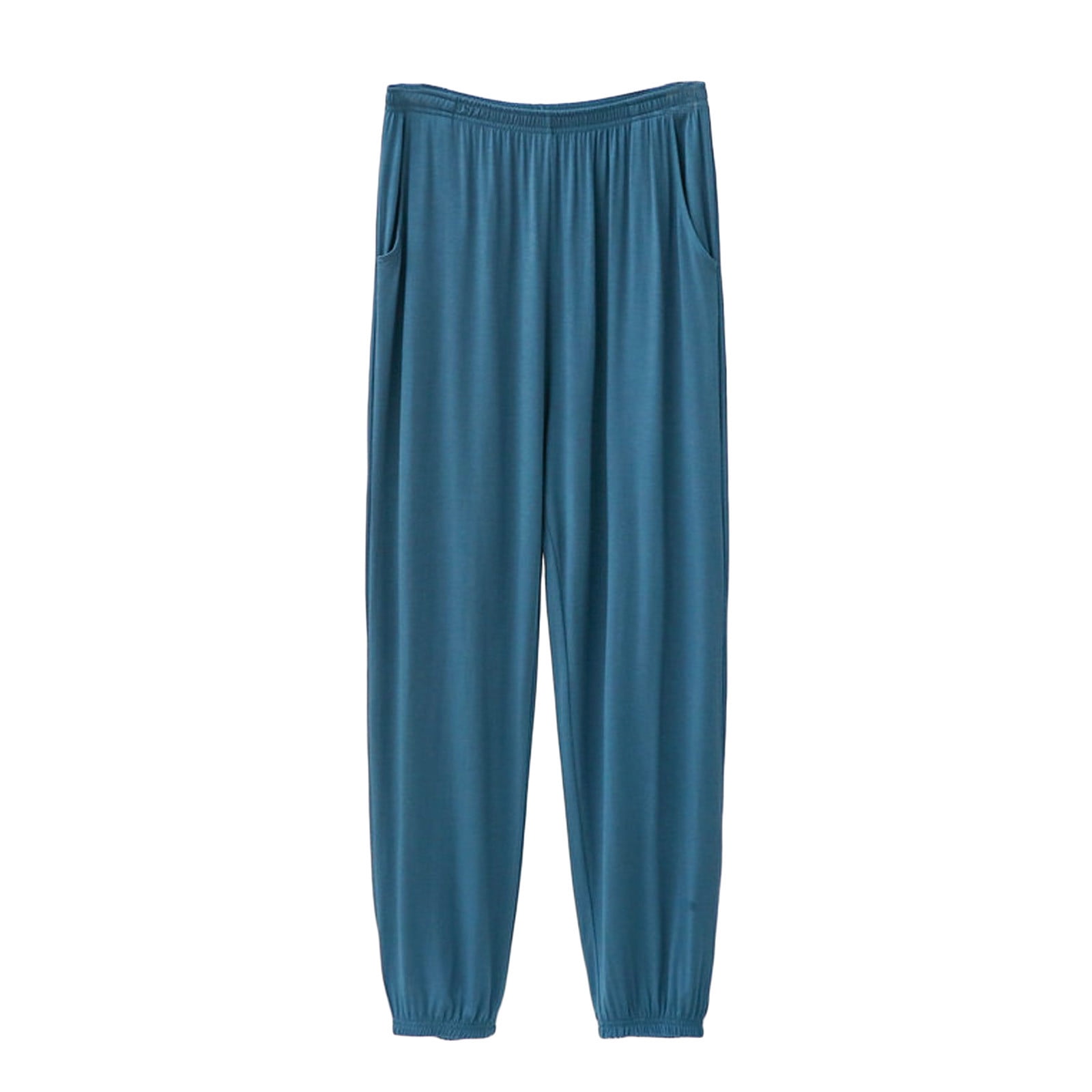 yillto Big and Tall Pajama Pants for Men Cotton Elastic Waist Tapered