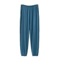 thumbnail image 1 of yillto Big and Tall Pajama Pants for Men Cotton Elastic Waist Tapered Pants Lounge Baggy Comfy Pajama Pants, 1 of 6