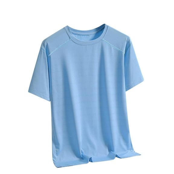 yillto Big and Tall Shirts for Mens Lightweight Breathable Short Sleeve Tee Summer Workout Running Tshirts