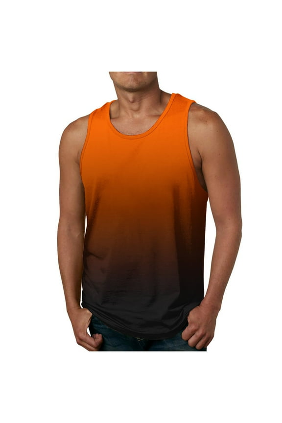 Big and Tall Shirts for Mens Tank Sleeveless Lightweight Summer Beach Vacation Tshirts S-5XL