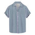 thumbnail image 1 of yillto Big and Tall Shirts for Mens Short Sleeve Buttons down Lightweight Summer Beach Tshirts S-5XL, 1 of 5