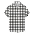 thumbnail image 1 of yillto Big and Tall Shirts for Mens Short Sleeve Buttons down Lightweight Summer Beach Tshirts S-5XL, 1 of 5