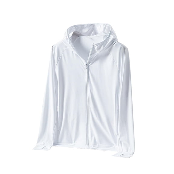 yillto Big and Tall Sun Protection Jacket for Mens Lightweight Zip up Hoodie Long Sleeve Hiking Jackets