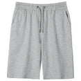 thumbnail image 1 of yillto Boys Girls Cotton Shorts with Pockets Drawstring Sweat Shorts Elastic Waist Kids Wide Leg Summer Shorts, 1 of 6