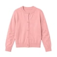 thumbnail image 1 of yillto Cardigan Sweater for Boys Girls Button down Knit School Uniform Cardigans Kids Long Sleeve Coat, 1 of 7