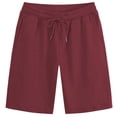 thumbnail image 1 of yillto Casual Shorts for Mens Elastic Waist Drawstring Loose Summer Running Sweat Shorts with Pockets, 1 of 3