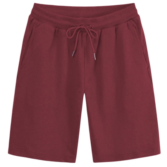 yillto Casual Shorts for Mens Elastic Waist Drawstring Loose Summer Running Sweat Shorts with Pockets