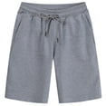 thumbnail image 1 of yillto Casual Shorts for Mens Elastic Waist Drawstring Loose Summer Running Sweat Shorts with Pockets, 1 of 3