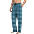 thumbnail image 1 of yillto Christmas Pajamas Pant for Mens Womens Lightweight Plaid Bottoms Sleepwear Pants with Pockets, 1 of 6